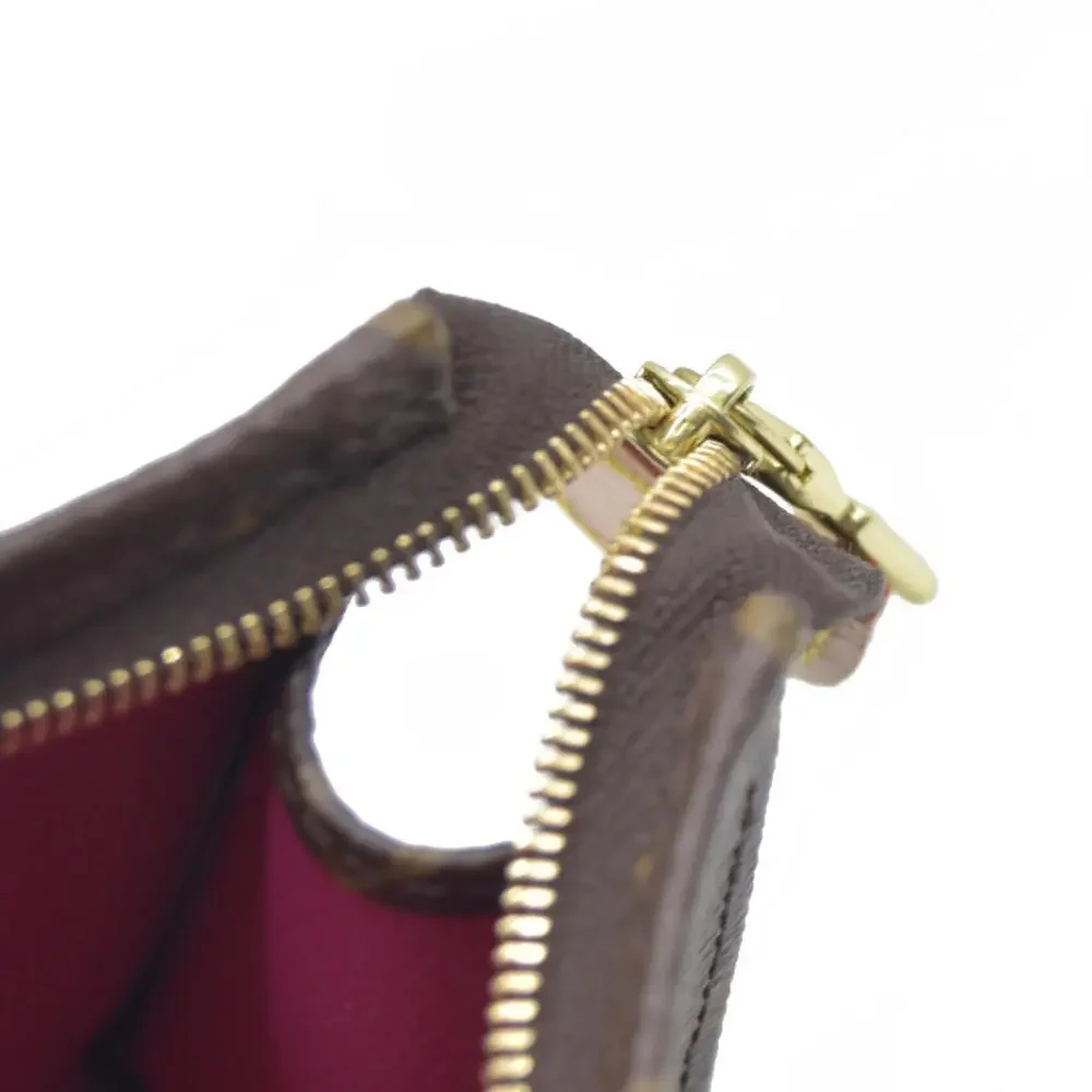 $700 Louis Vuitton  Monogram Toiletry Pouch 15 Fuchsia RFID